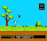 une photo d'Ã©cran de Duck Hunt sur Nintendo Nes